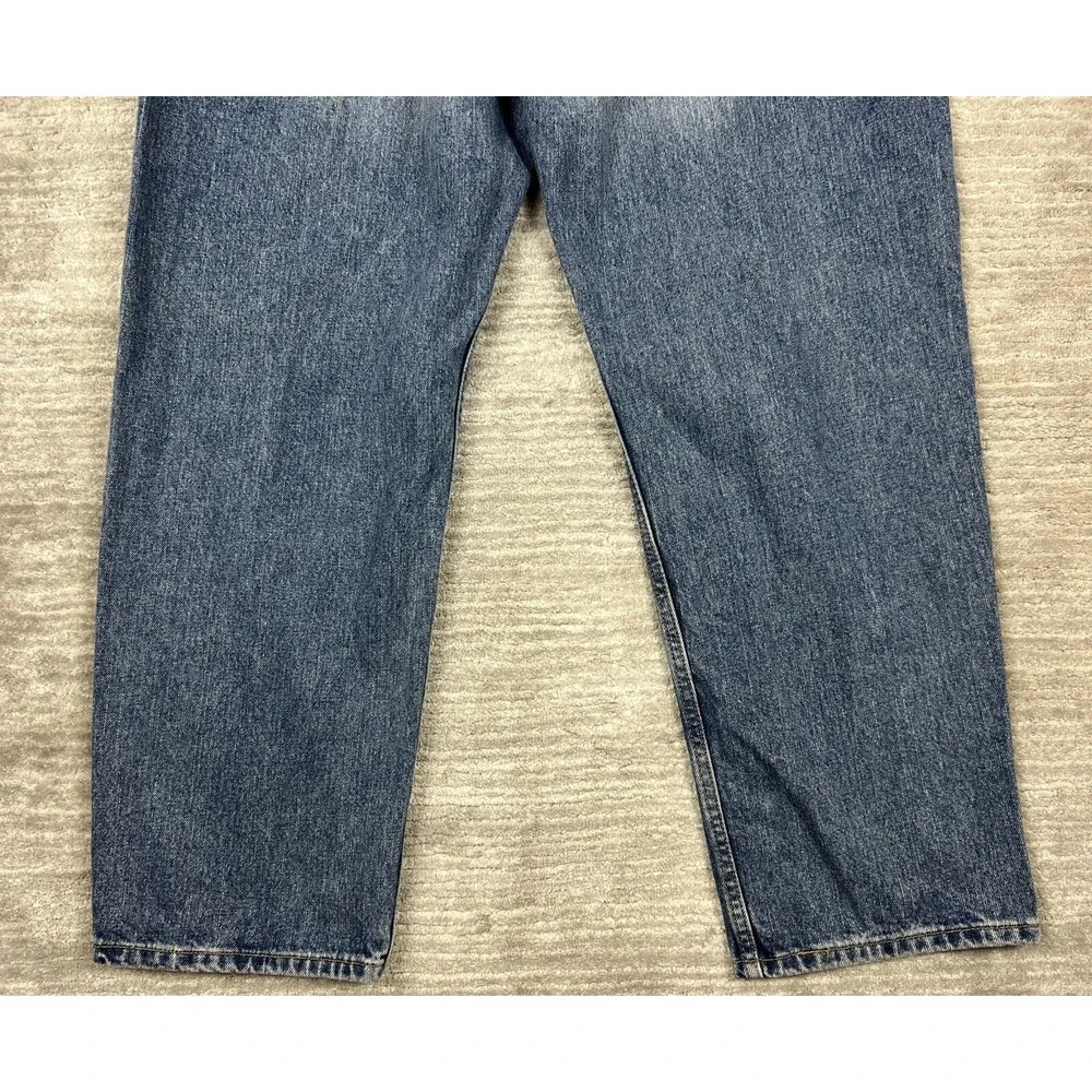 Levi Strauss‎ Mens Jeans 42x32 Blue Denim Signature Relaxed Fit Casual